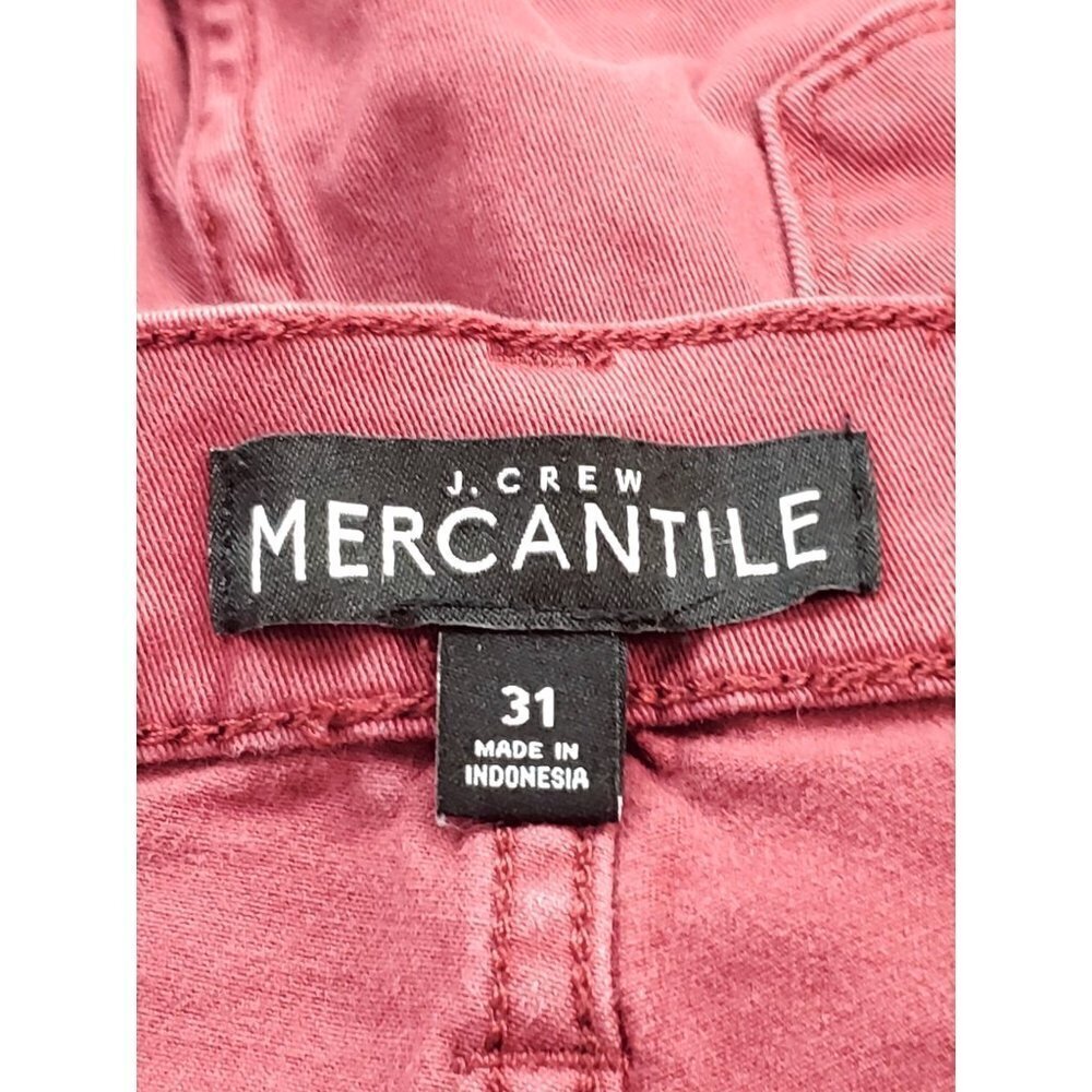 J. Crew mercantile size 31 Skinny Leg Dark Pink Twill Pants - Picture 6 of 10